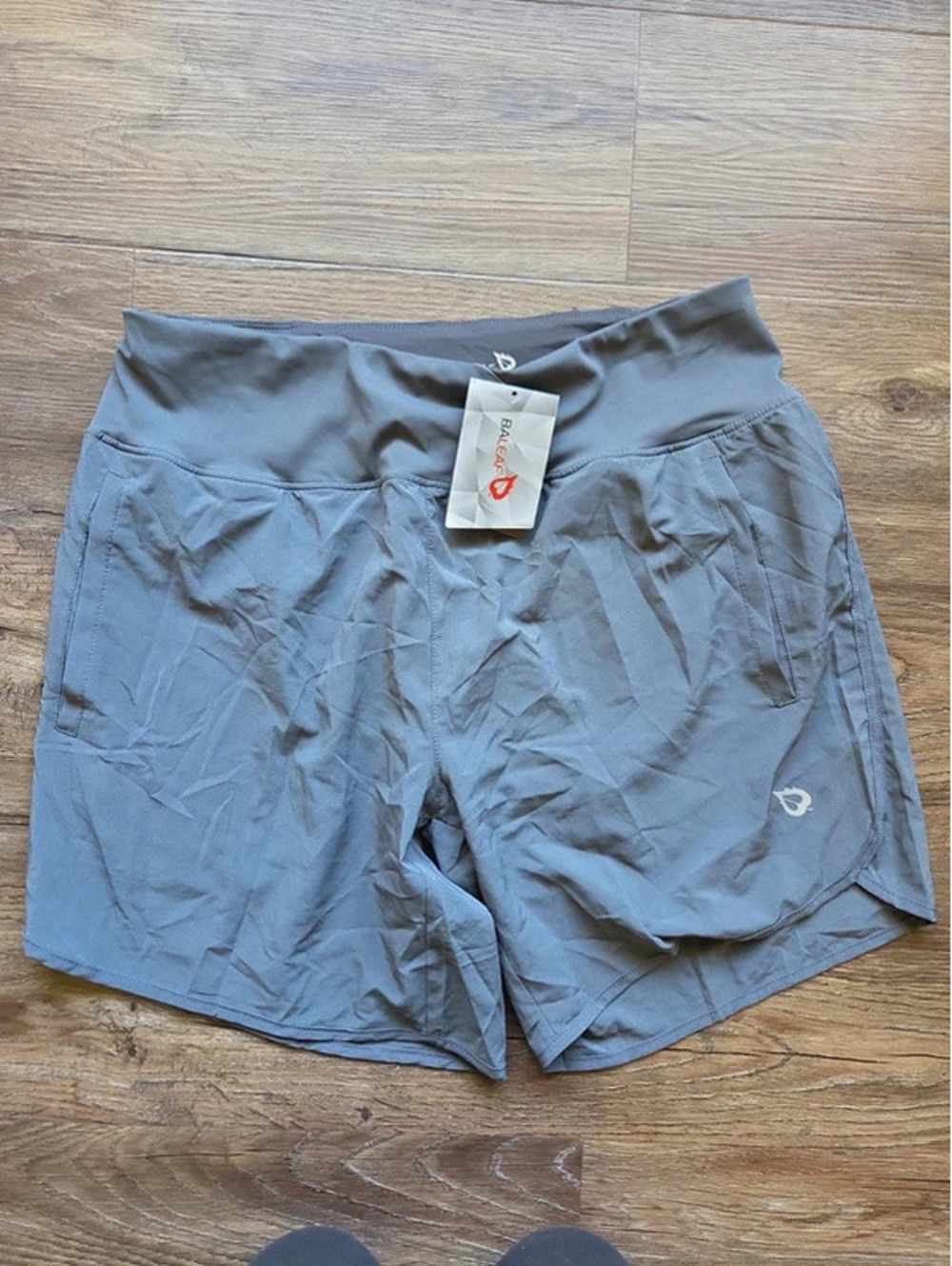 Nwt Baleaf Gray Athletic Short Size Large